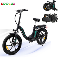Vélo électrique pliable EU Warehouse KOOLUX BK6S 3.0 350W 20 pouces, vélo de ville électrique, Ebike pas cher pour adultes