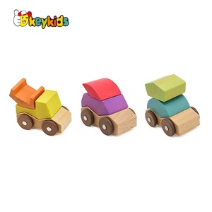 2024 nuovo arrivo nimi auto giocattolo in legno naturale per bambini W04A391 - Product Image 3