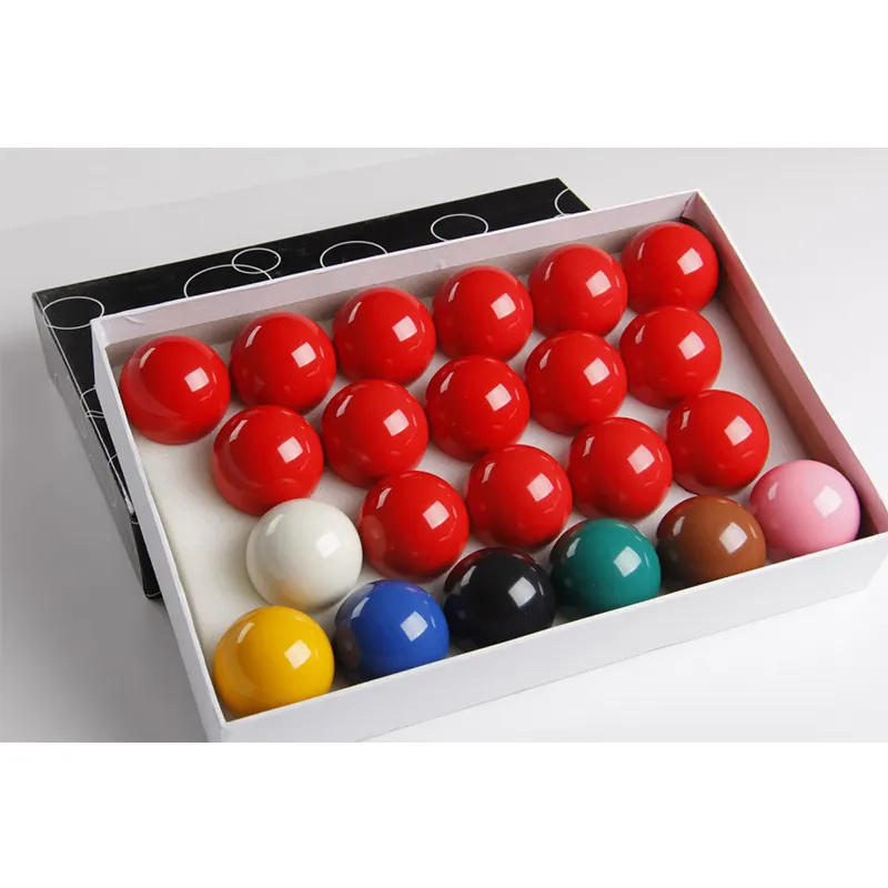 1 1/2 inch 38mm Kids Snooker Balls 17 Ball Set with 10 Reds 
