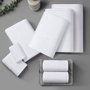 Quick-Dry Customized Embroidered Logo White <strong>Towels</strong> <strong>Sets</strong> for Spa 100% Cotton Terry Luxury <strong>Bath</strong> <strong>Towel</strong> Hotel <strong>Towels</strong> - Product Image 5