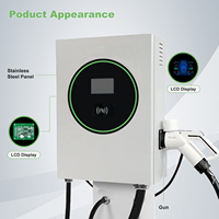 Cargador de Vehículos Eléctricos de Corriente Continua de Baja Potencia, 20KW/30KW/40KW, Estación de Carga Rápida de Montaje en Pared para Estacionamientos, Hoteles y Comercios