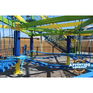 Circuito de Cuerdas de Aventura Hanlin Design <span class=keywords><strong>Dreamland</strong></span> para Uso en Interiores y Exteriores, Componentes Personalizados para Ejercicio de Adultos y Niños - Product Image 5