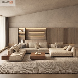 <span class=keywords><strong>Divano</strong></span> Componibile di Lusso Italiano a Forma di U, <span class=keywords><strong>Design</strong></span> Moderno per Arredamento Soggiorno - Product Image 3