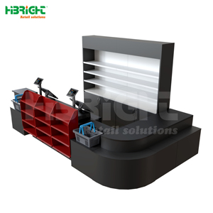 Highbright Heavy-Duty thép dịch vụ truy cập bền thương mại siêu thị thanh toán truy cập với dấu hiệu chủ - Product Image 4