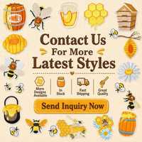 En gros, en stock, appliques brodées mignonnes Abeille, Nid d'abeille, Apiculture, Miel, Nature, à thermocoller et à coudre pour vêtements