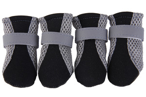 Chaussures <span class=keywords><strong>pour</strong></span> <span class=keywords><strong>chien</strong></span> en nylon respirant et écologique, antidérapantes, imperméables, chaudes, réfléchissantes, design moderne en caoutchouc, bottes <span class=keywords><strong>pour</strong></span> <span class=keywords><strong>chien</strong></span>, <span class=keywords><strong>patte</strong></span> - Product Image 4