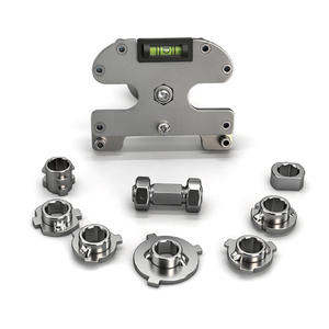 Kit Universal de Modificación de Faros de Coche, Placa de Posicionamiento Delantera de Aleación de Zinc, Herramienta de Perforación, Sin Soportes de Montaje de Luces - Product Image 1