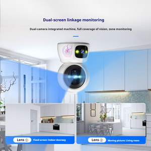 Nhà Máy Bán buôn an ninh trong nhà GIÁM SÁT HD Máy ảnh ống kính kép zoom theo dõi tầm nhìn ban đêm đầy đủ màu sắc Wifi máy ảnh - Product Image 6