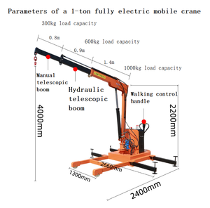 Grúas <span class=keywords><strong>de</strong></span> Piso con Carro Manipulador Electrohidráulico Pequeño - Product Image 6