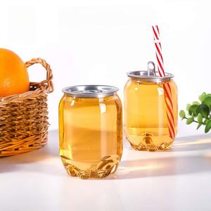 Lata de Plástico PET Esmerilada Premium de 500 ml con Acabado Mate y Tapa de Aluminio para Bebidas y Jugos de Alta Gama - Product Image 1