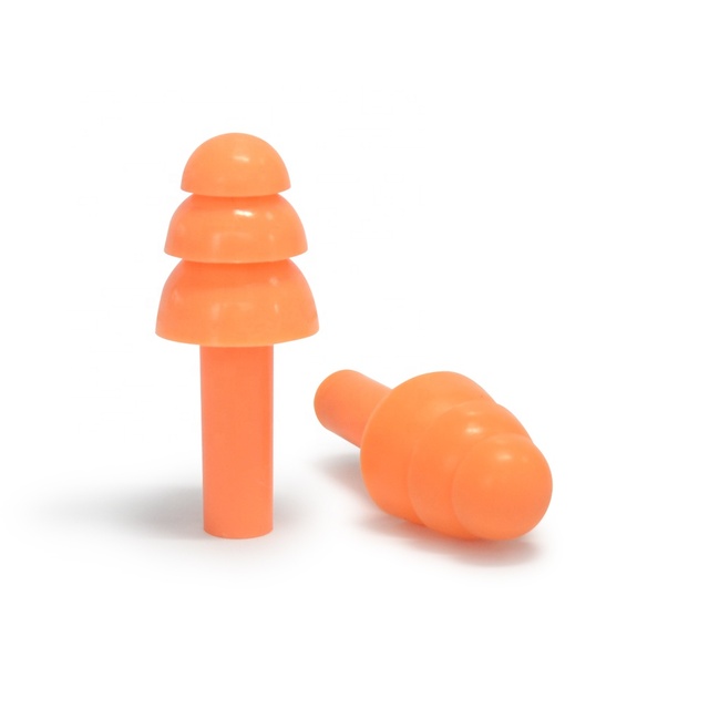Custom Non-Toxic Soft Silicone Earplugs for Noise Reduction Comfortable Sound Insulation Hearing Protection