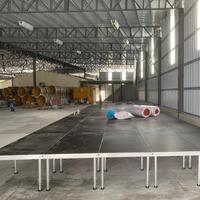 Plate-forme de scène modulaire en aluminium à configuration rapide pour événements extérieurs/intérieurs