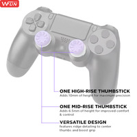 Capuchon de protection antidérapant et résistant à l'usure pour manette de jeu PS4/PS5/Switch Pro, en silicone, pour joystick.