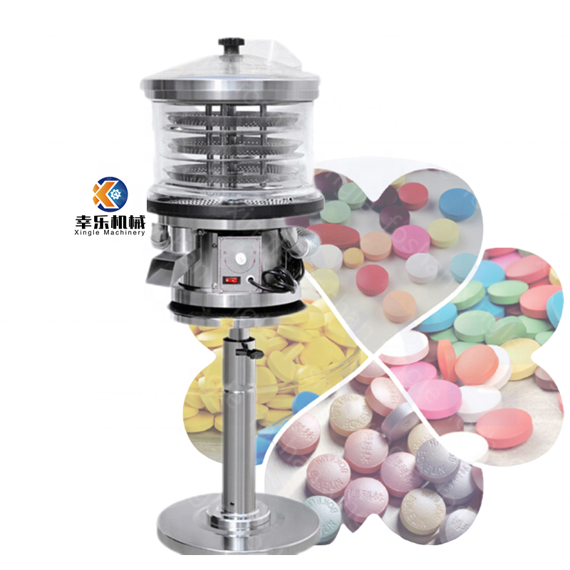 Sinoped нержавеющая сталь высокое качество капсулы полировка маленькое сито с таблетным прессом гранулированная просеивающая машина