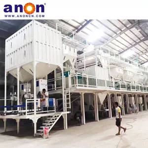 Anon 100T Voltooid Auto Rijst Molen Plant In Bangladesh