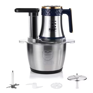 Robot culinaire 300W, machine à Fufu, bol en acier inoxydable 3L, 360 °   Mélangeur de mouvements amovible et lavable pour la préparation quotidienne en cuisine - Product Image 2