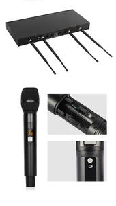 4 canales de rendimiento profesional karaoke etapa equipo de audio 4 sistema de micrófono Inalámbrico <span class=keywords><strong>UHF</strong></span> - Product Image 2