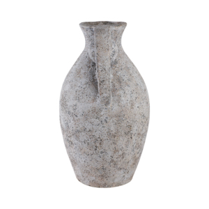 Vaso Rustico in Terracotta con Ornamenti Sotto le Maniglie, Elegante Vaso da Terra per Soggiorno e Ufficio - Product Image 3