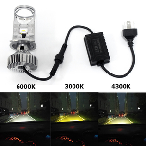 Faros delanteros de xenón halógeno para coche, piezas de faros delanteros para coche, 3/6/8K, haz alto universal, haz bajo H11 HB3 HB4 H16 H27, tricolor - Product Image 3