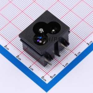 RT-C06-A1B-CC AC Power Connector Through hole Component (THT) Connector IEC 320-C6 1 3 Right Angle Insert - Product Image 1