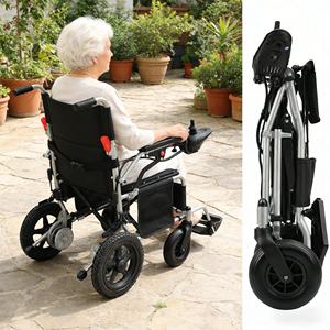 Fauteuil roulant électrique à moteur à brosse silencieux à faible bruit, utilisation dans les zones de bibliothèque et d'hôpital, fauteuil roulant électrique silencieux - Product Image 1