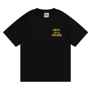 T-shirts décontractés pour hommes Gallery Fashion Designer, manches courtes, 100% coton, 260 grammes, vintage, été, uni, logo tricoté, lettres, nouveauté - Product Image 4