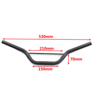 Manillar de aluminio de 22mm de longitud de 530mm para motocicleta todoterreno, miniciclo de 2 tiempos <span class=keywords><strong>Honda</strong></span> XR <span class=keywords><strong>CRF</strong></span> 50 70 Pit Dirt Bike SSR - Product Image 3