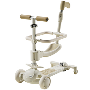 Scooter enfants 3 roues en Pu monter sur jouet <span class=keywords><strong>fille</strong></span> garçon enfant en bas âge pour 2-12 <span class=keywords><strong>ans</strong></span> hauteur réglable pliable enfants Scooter 5 en 1 - Product Image 3