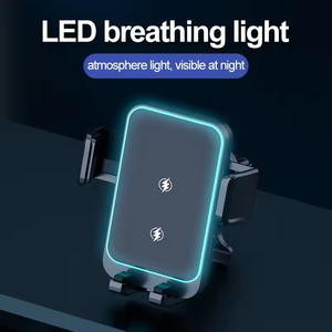 Venta al por mayor 15W Dual Coil Wireless Car Charger para Galaxy <span class=keywords><strong>Z</strong></span> <span class=keywords><strong>Flip</strong></span> 4 <span class=keywords><strong>3</strong></span> para iPhone Auto Clamp Fast Car Charging Phone Mount Holder - Product Image 4