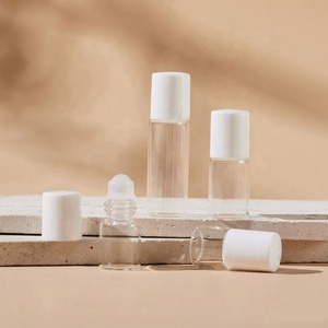 Hot Sale Roll-On Perfume <b>Bottle</b> 5ml <b>10ml</b> Perfume Oil Roll on Glass <b>Bottle</b> With Plastic Roller Ball - Product Image 5