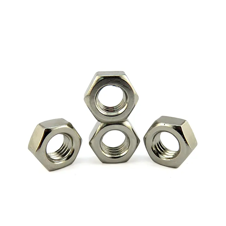 A2 M1 to M30 Metric Hexagon Full Nuts Lock Nuts DIN 934 201 A4 Stainless Steel 
