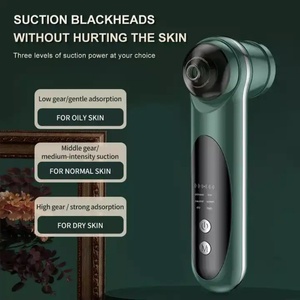 New Hot Selling Multifunction 3 in 1 with Wash Brush Face <b>Massage</b> Electric Pore Cleaner Vacuum Blackhead Remover for Young Lady - Product Image 3