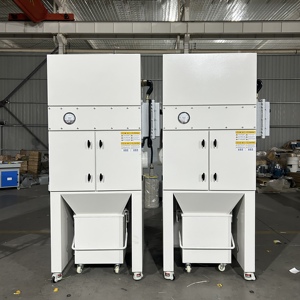 Kolektor debu Jet Nadi vertikal ringkas | Ekstraktor debu bengkel portabel dengan laci debu untuk penanganan bubuk - Product Image 2