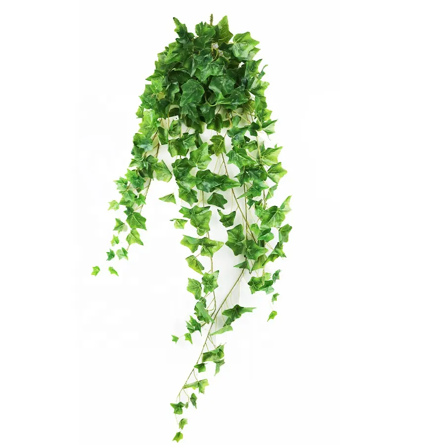 Upplies-Mini hiedra verde artificial, 110cm de largo, 245lvs