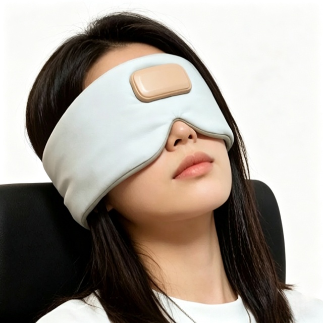 Portable Heated Eye Mask, Fatigue Relieving Sleep Eye Mask with Adjustable Heating Function, Eye Care