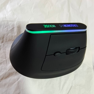 Souris Verticale Ergonomique Silencieuse à Double Mode Bluetooth Sans Fil, Lumineuse, Optique, Alimentée par Batterie - Product Image 3