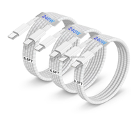 Nylon trenzado 240W USB C a USB C Cable TIPO C Cable de carga rápida para iPhone 16 15 Samsung Android Cable de transferencia de datos de carga