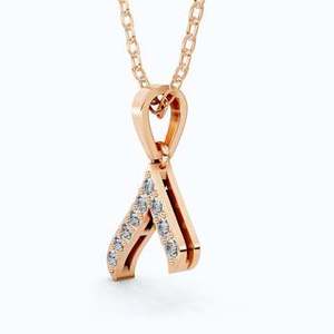 Fashion 18K Gold Diamond Pendant <b>Necklace</b> with Natural Diamonds Fine Jewelry for Women Wholesale Supplier OEM - Product Image 4