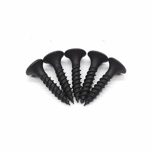 Tornillos autorroscantes para paneles de yeso Tratamiento de fosfatación de cabeza avellanada empotrada en cruz para fijación de placas de yeso Medición métrica