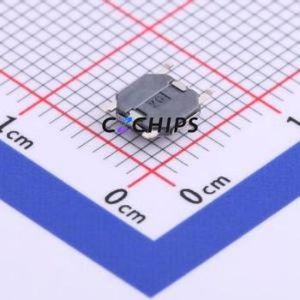 TS-1076S-A2B2 Tactile Switch SMD-4P,5.2x5.2mm Switch Single Pole Single Throw Round Button 1.8N Vertical Mount - Product Image 2