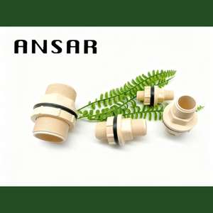 Conexo ROHS Certificat CPVC chloré polychlorure de vinyle ASTM D2846 SDR11 Connecteur de réservoir d'huile Cloison mâle fileté 1/2 pouce - Product Image 2