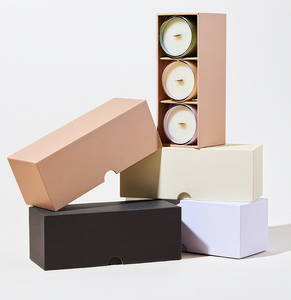 Tùy Chỉnh Thơm Nến Set Hộp Bao Bì Với Nắp Hộp Quà Tặng Cho Nến Jar Hương Thơm Hương Liệu Nến Hộp Các Tông - Product Image 6