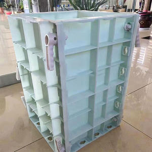 ألواح قوالب بلاستيكية للجدران، ألواح خرسانية قابلة لإعادة الاستخدام من البولي بروبيلين، سهلة التجميع وقابلة للتعديل - Product Image 3