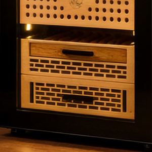 Nouvel Humidor Électrique Intégré en Acier Inoxydable avec Contrôle Constant de la Température et de l'Humidité, Capacité 98L - Product Image 2