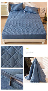 Hoge Kwaliteit Waterbestendige Gebreide Matrashoes Matrasbeschermer Waterdichte Matrasbeschermer - Product Image 5