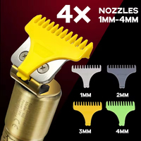 Set Pemangkas Rambut Profesional Resuxi 962 T Blade, Trimmer Rambut Elektrik, Pencukur Jenggot Tanpa Kabel, Perlengkapan Perawatan Pria