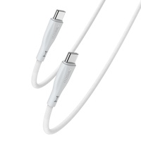 Yesido kabel Data silikon 1.2M 27W, pengisian cepat tipe-c ke IP Tricolor pilih dengan bebas tahan lama CA169