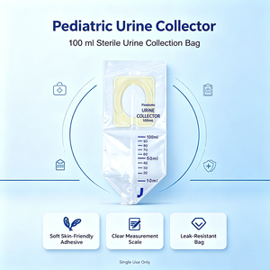 Sacca <span class=keywords><strong>per</strong></span> Urina Pediatrica Monouso Sterile <span class=keywords><strong>da</strong></span> 100ml <span class=keywords><strong>per</strong></span> Emergenze e Viaggi, Prodotta in Cina, Certificata CE Classe II - Product Image 5
