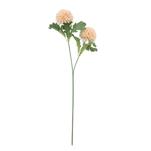 SNSY-49 Fiori di Seta Bestseller, Sfera di Crisantemo Ping Pong a 2 Teste, Fiore Artificiale di Tarassaco per Decorazione Domestica - Product Image 6