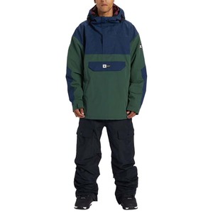 Anorak de neige coupe-vent avec logo personnalisé pour homme Pantalon à bretelles de snowboard à fermeture éclair au quart-de-moitié et veste de <span class=keywords><strong>ski</strong></span> à enfiler Grande taille - Product Image 6